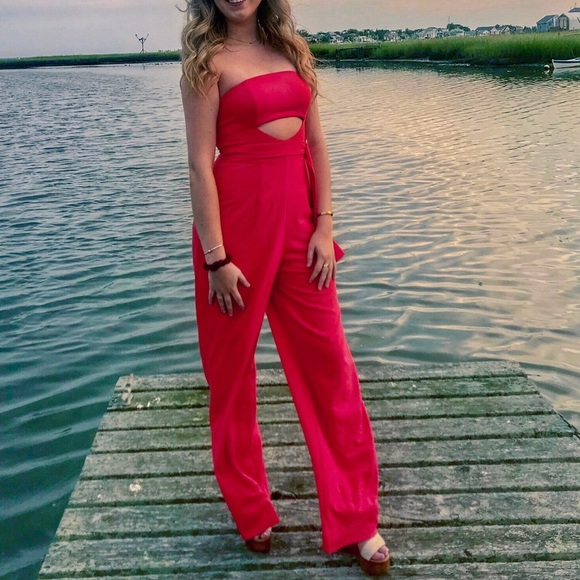 ASOS Pants - ASOS red jumpsuit